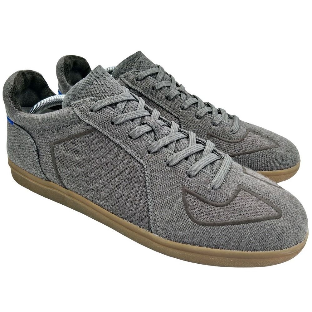 Rothy's RS01 Shoes Mens Size 11 Gray Knit Low Top Comfort Casual Sneakers